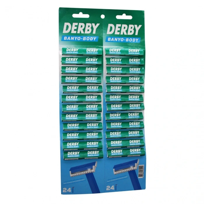 DERBY BANYO BODY TEK BIÇAK KARTELALI JİLET 48PCS (5365)