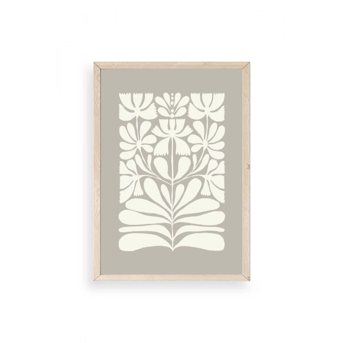 Desen Ahşap Çerçeveli Tablo 17 x 23
