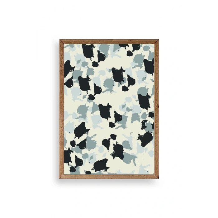 Desen Ahşap Çerçeveli Tablo 17 x 23