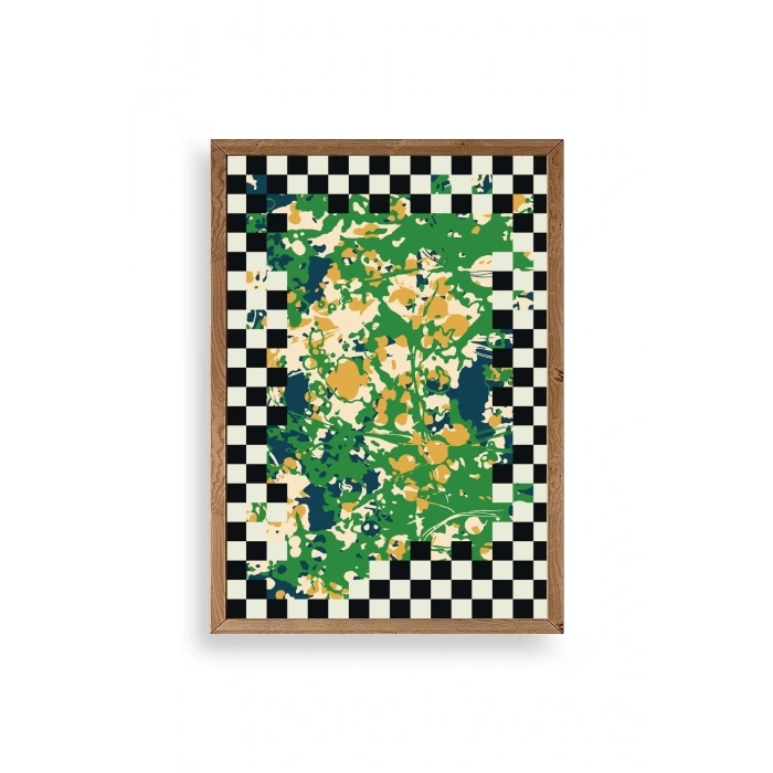 Desen Ahşap Çerçeveli Tablo 17 x 23