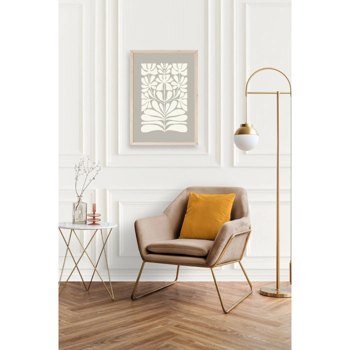 Desen Ahşap Çerçeveli Tablo 17 x 23