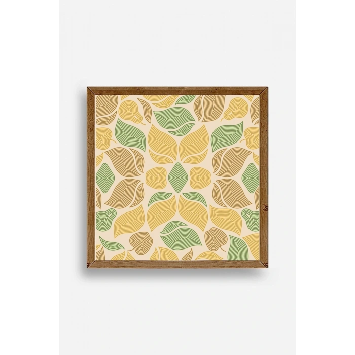 Desen Ahşap Çerçeveli Tablo 23 x 23