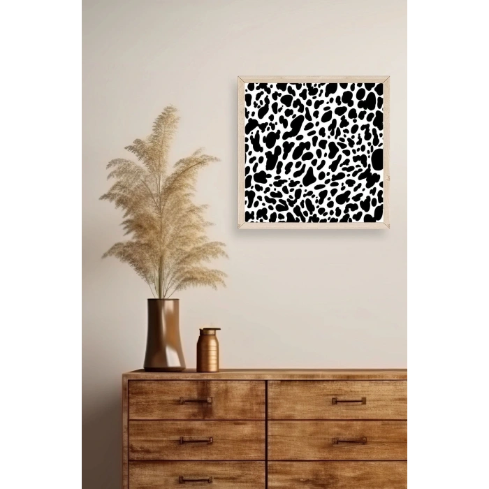 Desen Ahşap Çerçeveli Tablo 23 x 23