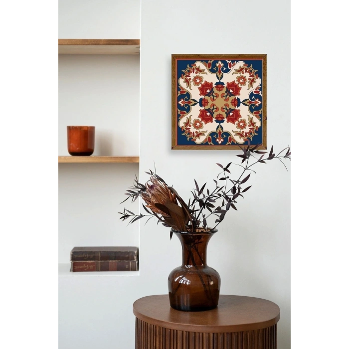 Desen Ahşap Çerçeveli Tablo 23 x 23