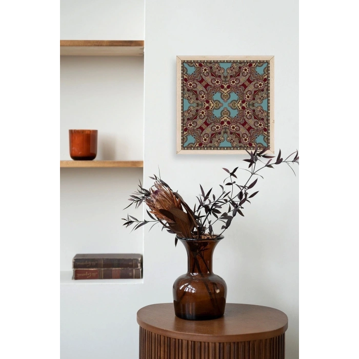 Desen Ahşap Çerçeveli Tablo 23 x 23