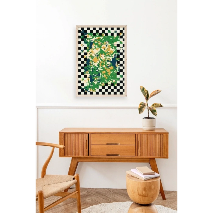 Desen Ahşap Çerçeveli Tablo 23 x 30