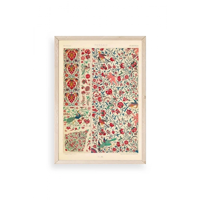 Desen Ahşap Çerçeveli Tablo 30 x 42