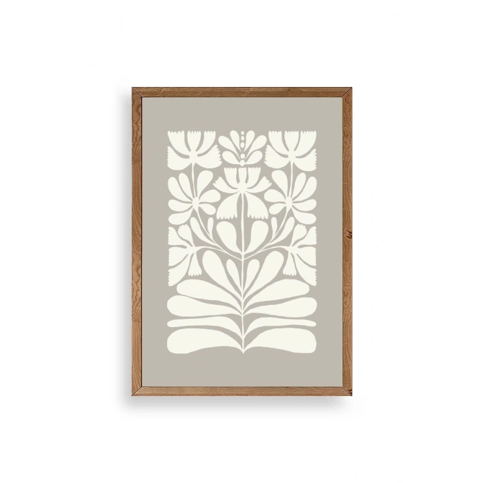 Desen Ahşap Çerçeveli Tablo 30 x 42