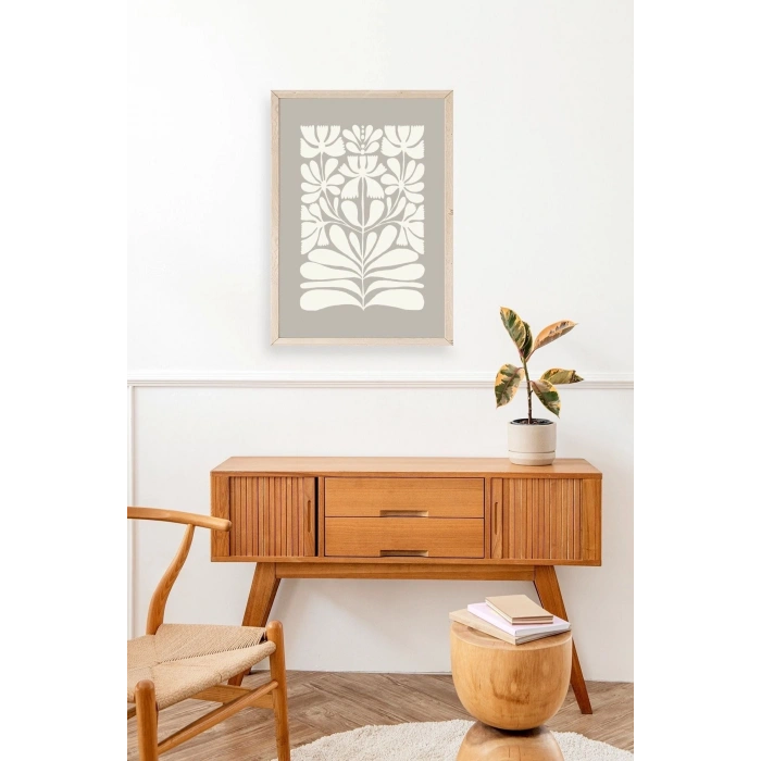 Desen Ahşap Çerçeveli Tablo 30 x 42
