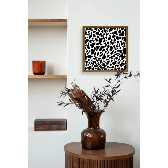 Desen Ahşap Çerçeveli Tablo 42 x 42