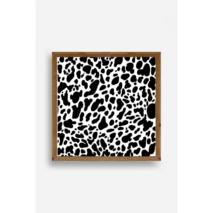Desen Ahşap Çerçeveli Tablo 50 x 50