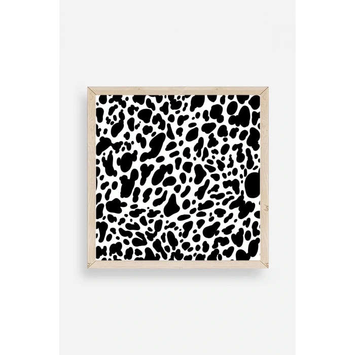 Desen Ahşap Çerçeveli Tablo 50 x 50