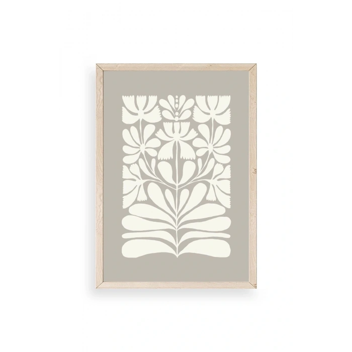 Desen Ahşap Çerçeveli Tablo 50 x 70