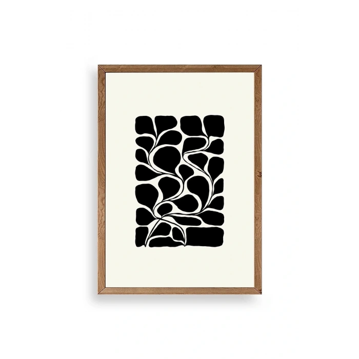 Desen Ahşap Çerçeveli Tablo 50 x 70