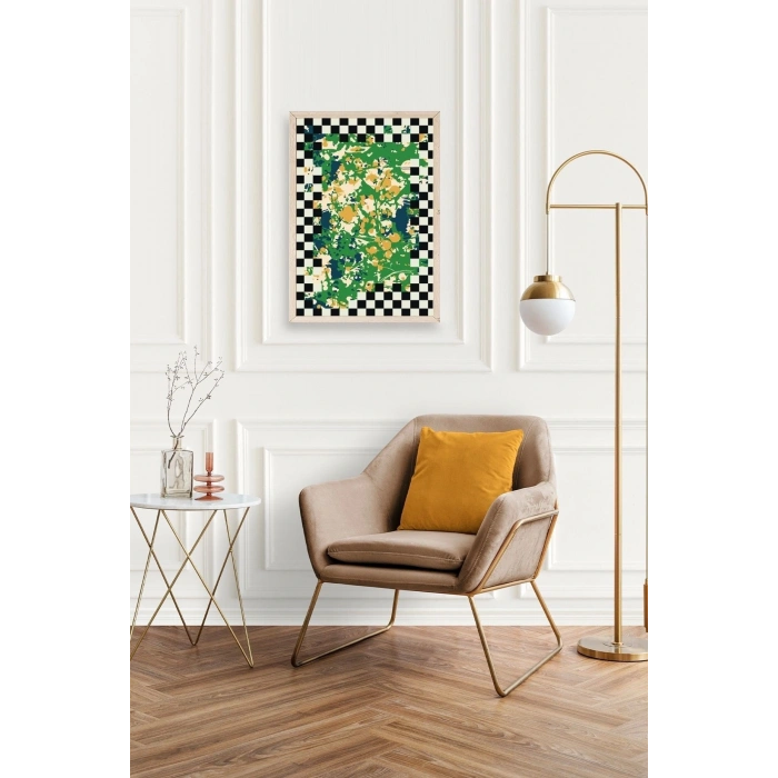 Desen Ahşap Çerçeveli Tablo 50 x 70