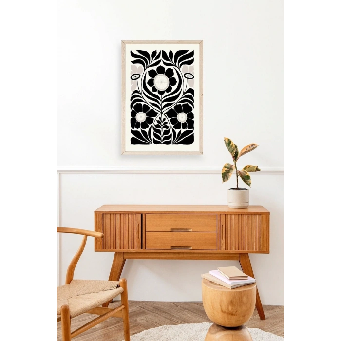 Desen Ahşap Çerçeveli Tablo 50 x 70