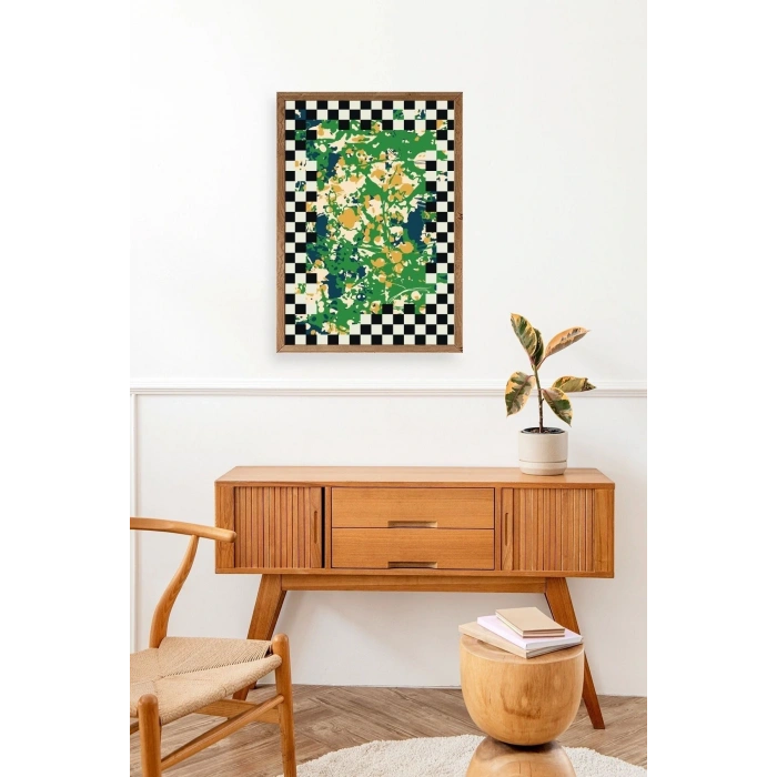 Desen Ahşap Çerçeveli Tablo 50 x 70