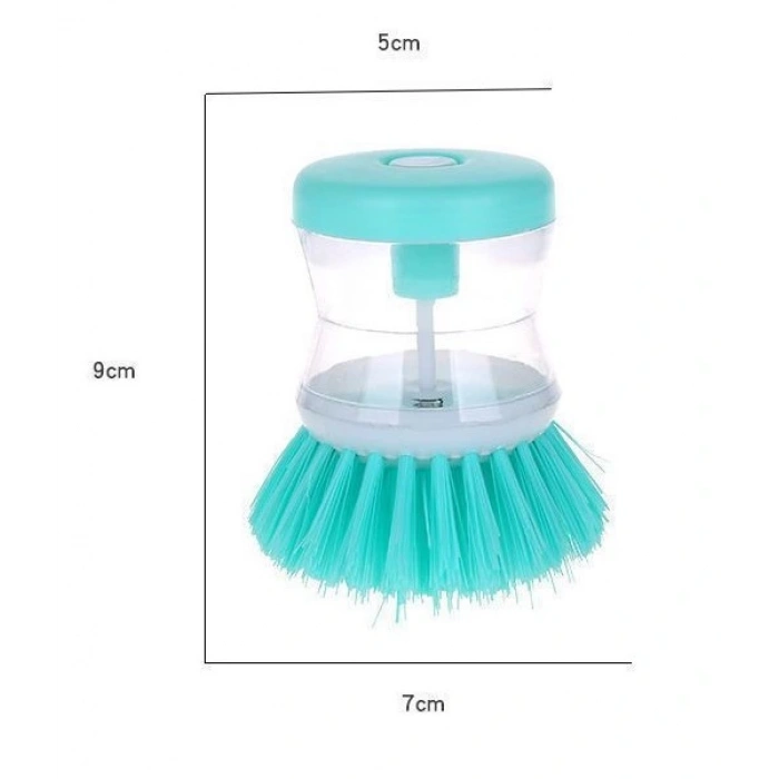 Dishwashing Brush with Detergent Compartment
