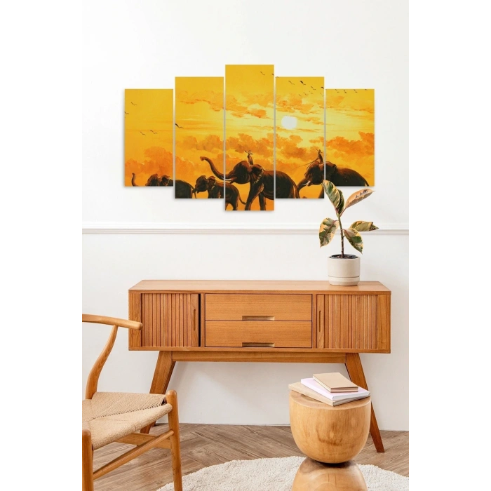 Develer 5 Parçalı Mdf Tablo 60 x 100