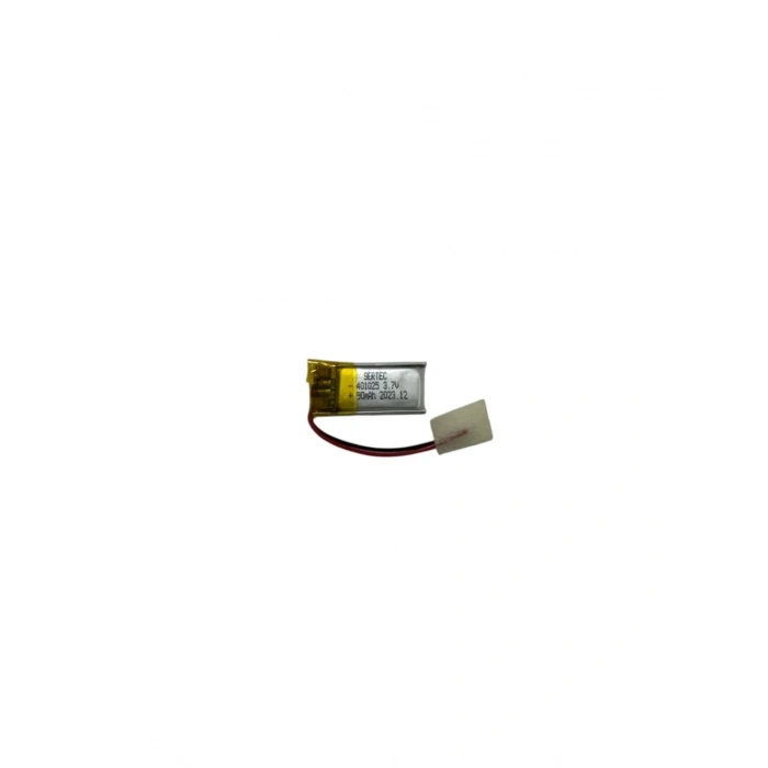 Devreli Li-polymer Pil 3.7v 90mah 10x25mm