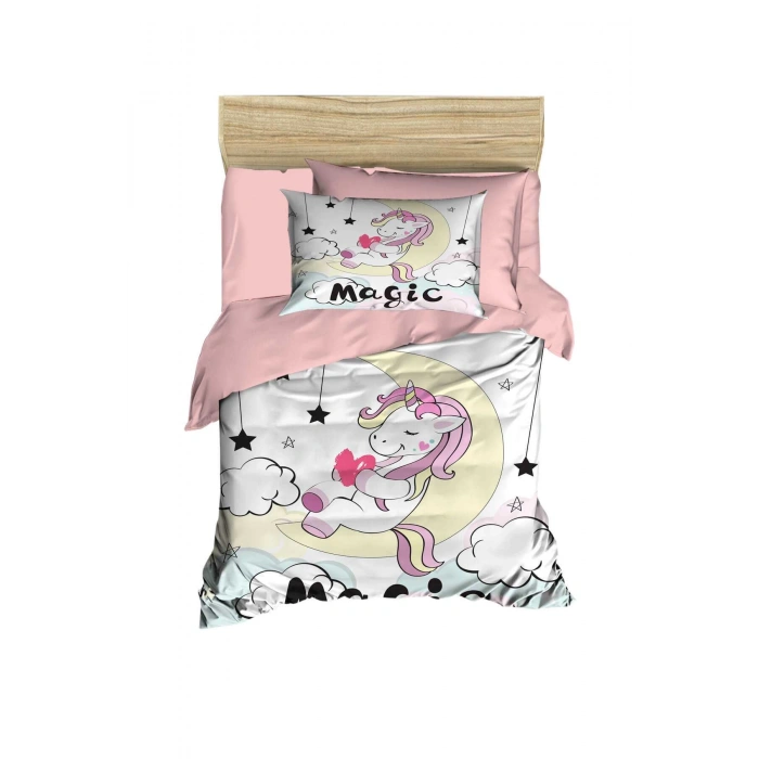 Dijital Baskılı 3d Pamuklu Yenidoğan Bebek Nevresim Takımı Magic