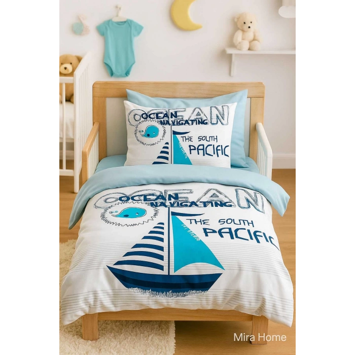 Цифровая печать 3D Детский комплект постельного белья из хлопка South Pasific