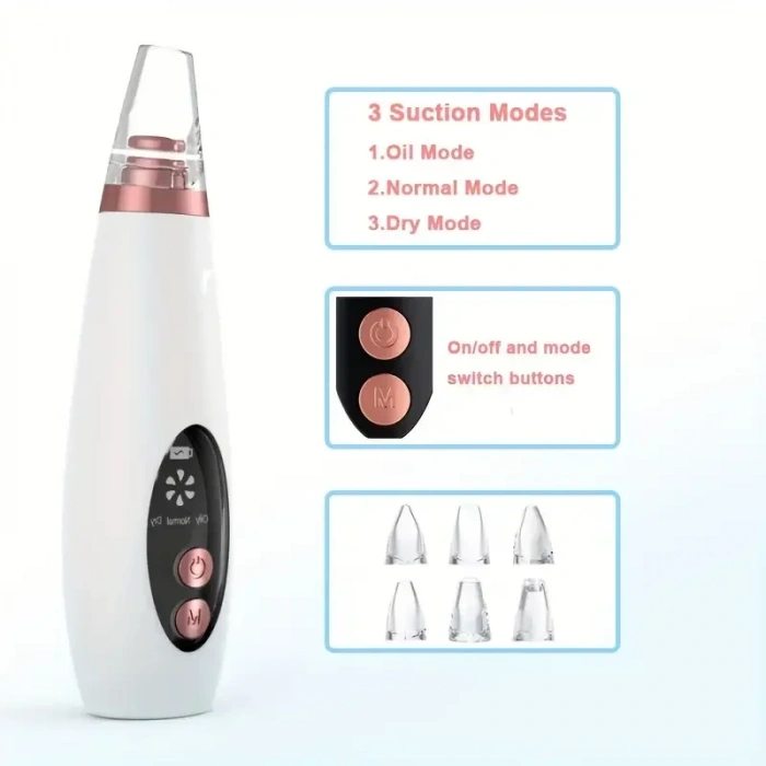 Dijital Göstergeli Siyah Nokta Vakum Cihazı 6 Başlık (5365)