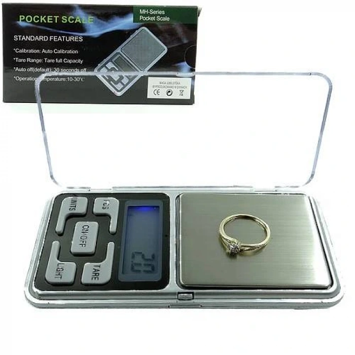 Digital Precision Electronic Jeweler Pocket Scale Weighing 200g 0.01g (5365)