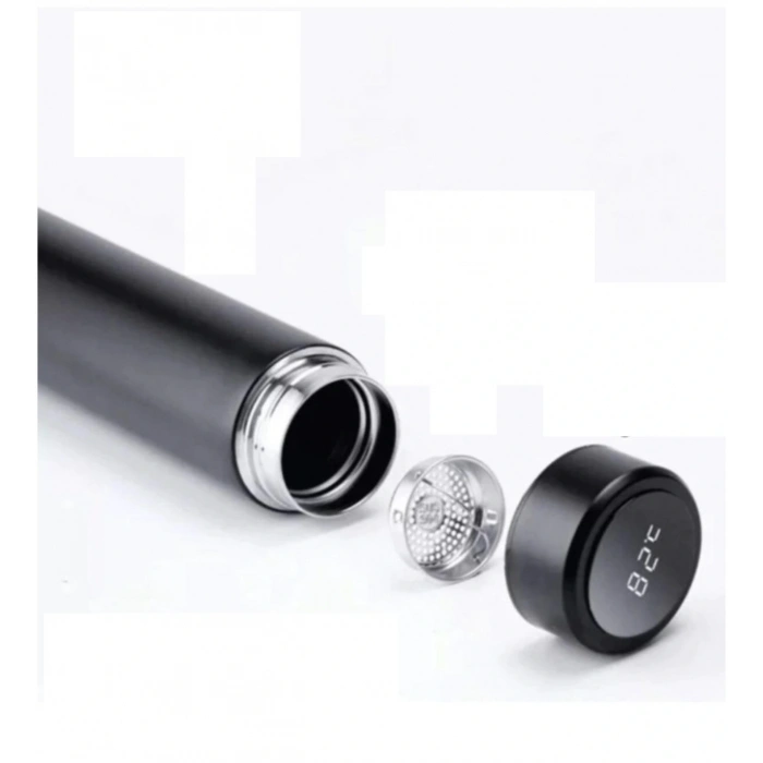 Dijital Sıcaklık Göstergeli Renkli Çelik Termos - 500 ML (5365)