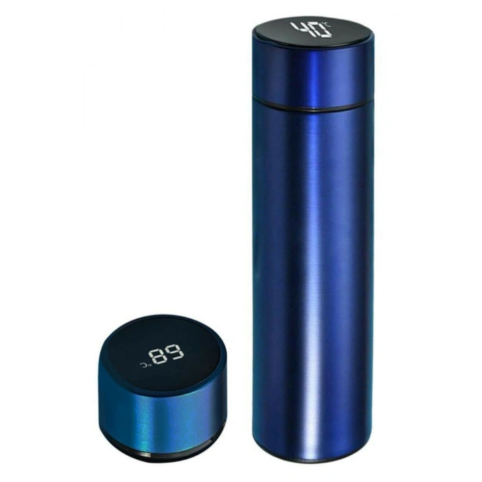 Dijital Sıcaklık Göstergeli Renkli Çelik Termos - 500 ML (5365)