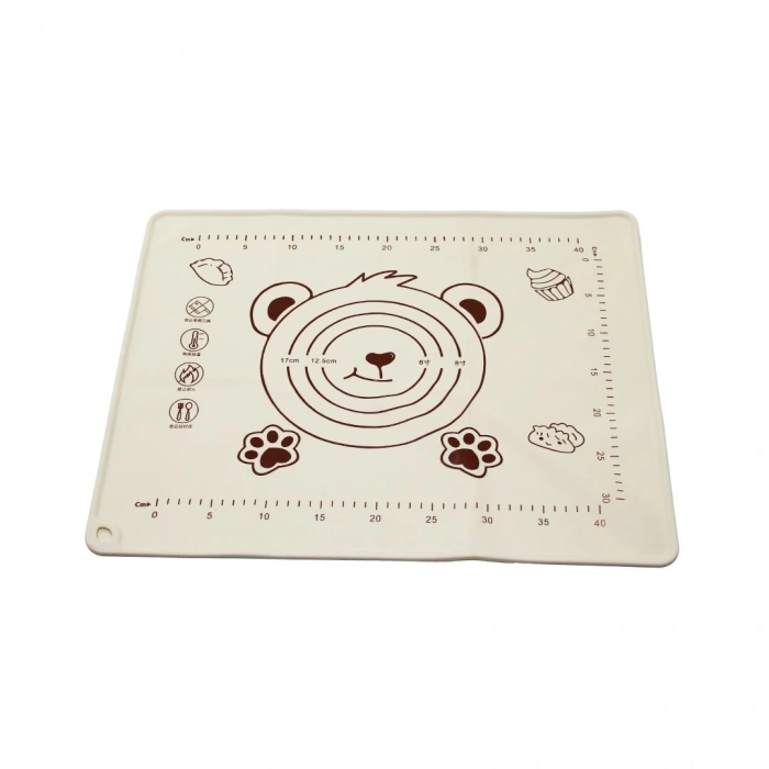 DİKDÖRTGEN  40X50CM  RENKLİ SİLİKON  HAMUR MATI  ÖLÇEK ÇİZİMLİ   240GR (5365)