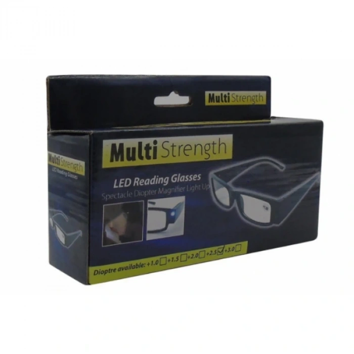 Dinlendirici LED Işıklı Okuma Gözlüğü