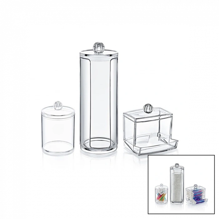 DİSK 3LÜ MAKYAJ ORGANİZER SET (5365)