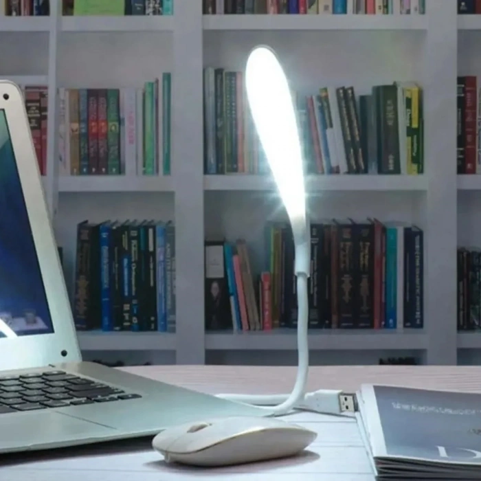 Dokunmatik 14 Ledli Usb Masa Lambası Beyaz 3 Kademeli
