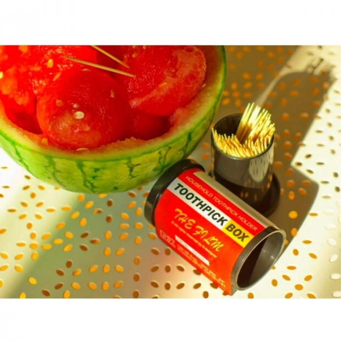 Dörtgen Fotoğraf Filmi Şeklinde Kürdanlık Kürdan Tutucu Kutu (5365)