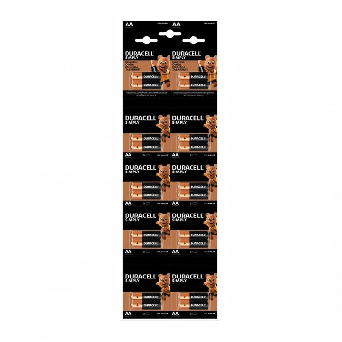 DURACELL KALEM PİL ALKALİN 20 PARÇA (5365)