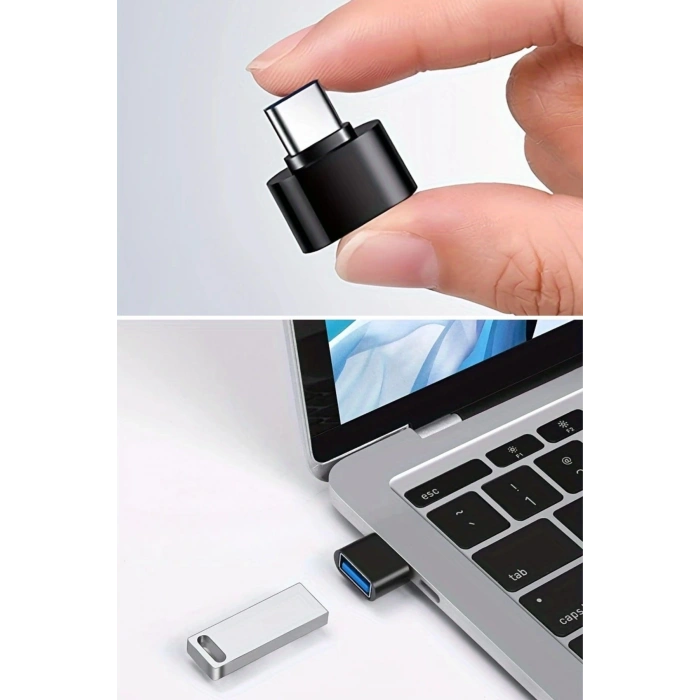 Durukar® 1 Adet Usb to C Adaptor Dişi Çevirici Dönüştürücü Adaptör