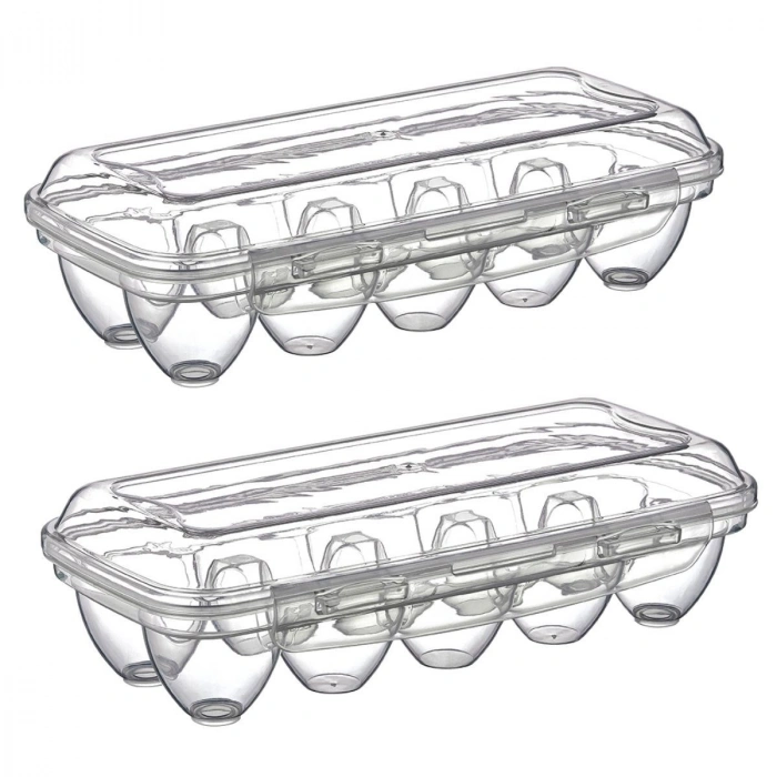 Durukar® 10 Bölmeli Kilitli Kapaklı Yumurtalık Saklama Kutusu YU110