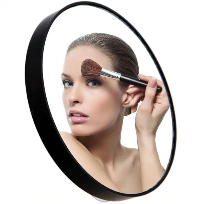 Durukar® 10x Büyüteçli Vantuzlu Pratik Kullanışlı Makyaj Lens Traş Aynası