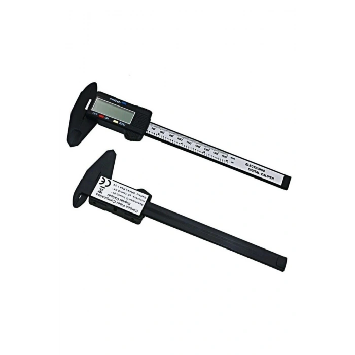 Durukar® 150 Mm Dijital Kumpas Elektronik Fiber Karbon Kaplı Plastik - Kumpas