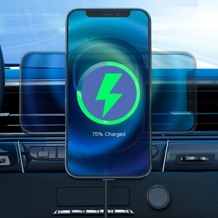 Durukar® 15w Mıknatıslı Takılabilen Hızlı Şarj Tüm Cihaz Ve Araçlara Uyumlu Araç İçi Şarj Cihazı
