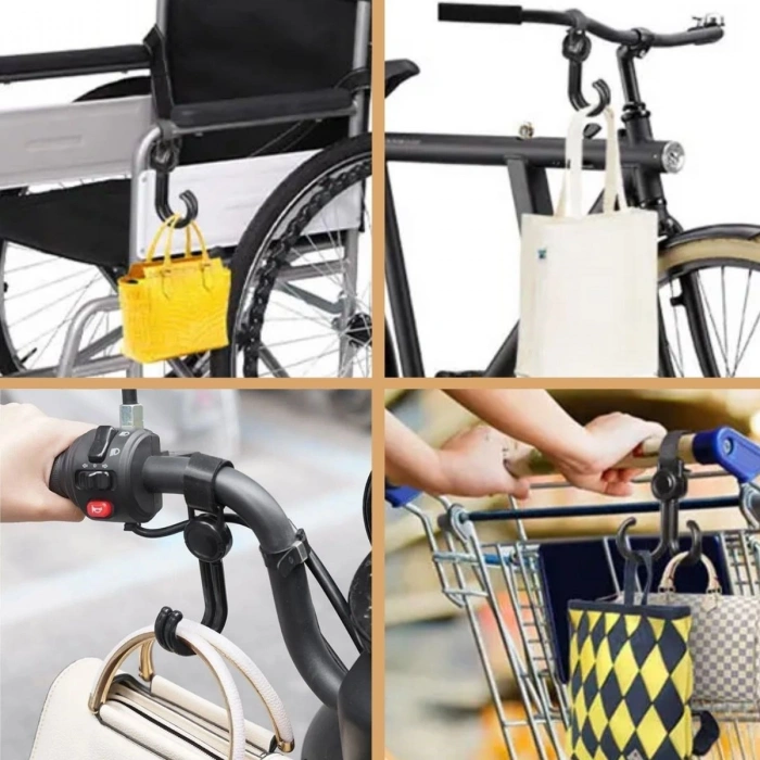 Durukar® 2-piece Stroller Accessories Hook Plastic Hanger