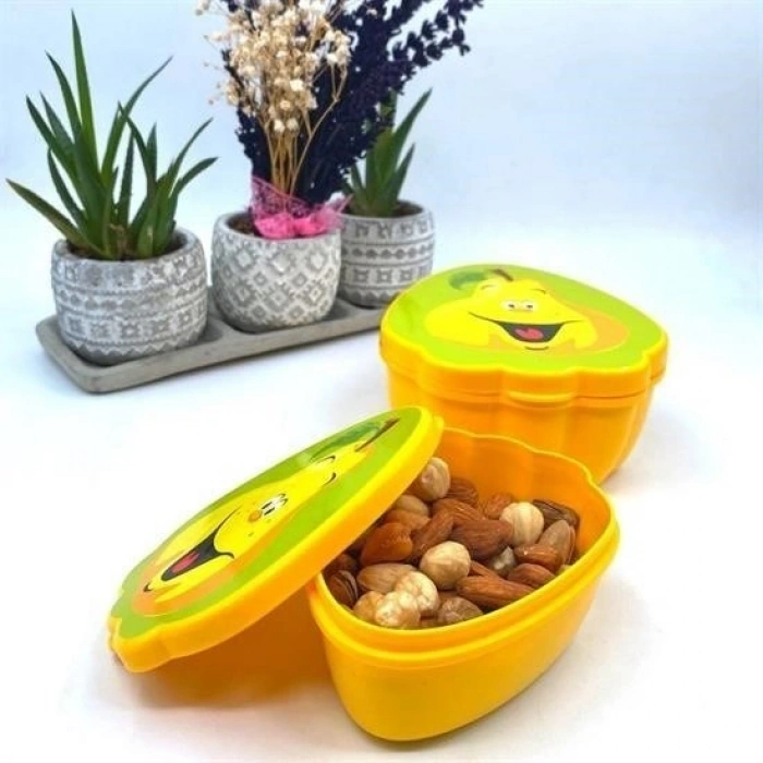Durukar® 2-Piece Nested Pear-shaped Model Storage and Feeding Container Set (550 ml + 250 ml)
