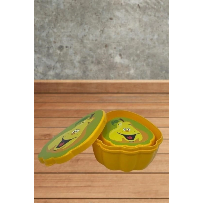 Durukar® 2-Piece Nested Pear-shaped Model Storage and Feeding Container Set (550 ml + 250 ml)