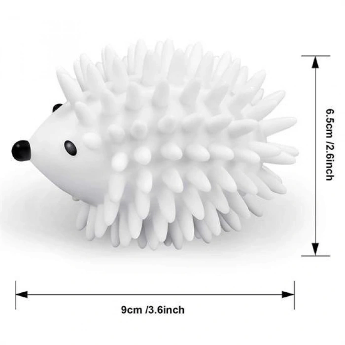 Durukar® 2-Piece Hedgehog Model Lint Collector Wrinkle Preventing Laundry Drying Ball