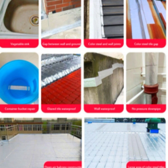 Durukar® 2 Mt Yüksek Sıcaklık Dayanan Su Geçirmez Çatı  Duvar Çatlak Onarıcı Yapışkan Bant Folyo 5 Cm