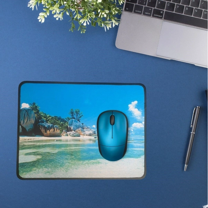 Durukar® 25x32 cm Küçük Boy Mouse Pad Manzara Ada