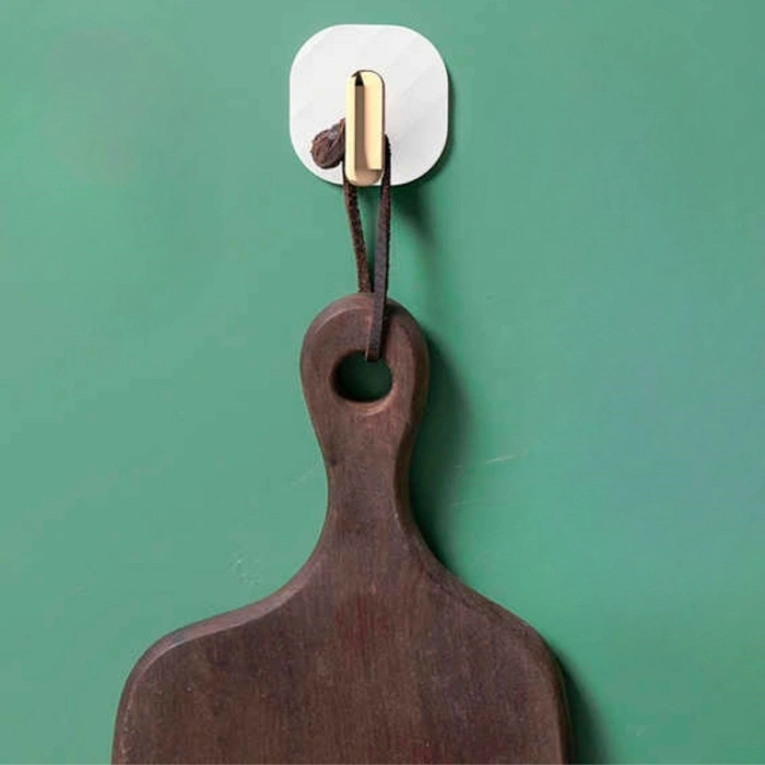 Durukar® 2li Yapışkanlı Retro Askılık Dolap Kapak Kulpu Beyaz