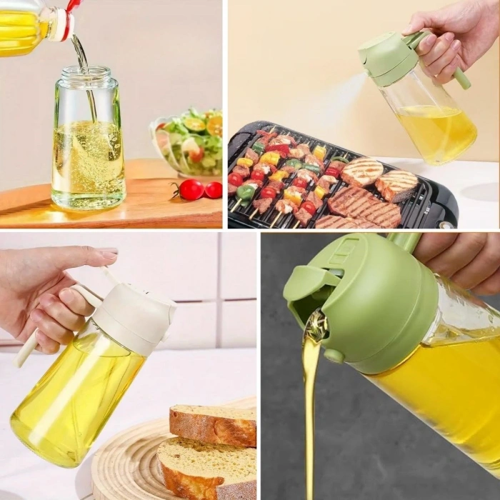 Durukar® 2si 1arada Yağ Dökücü ve Spreyli Yağdanlık Cam Yağ Püskürtücü