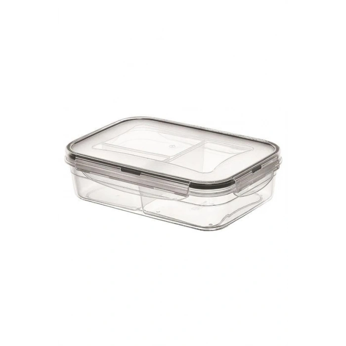 Durukar® 3 Compartment Locking Lid 1 Liter Food Storage Container LC-510